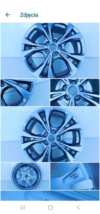 Alufelga 18 5×108 Ford Kuga MK3 Et50 7.5j Orginał pojedyncza