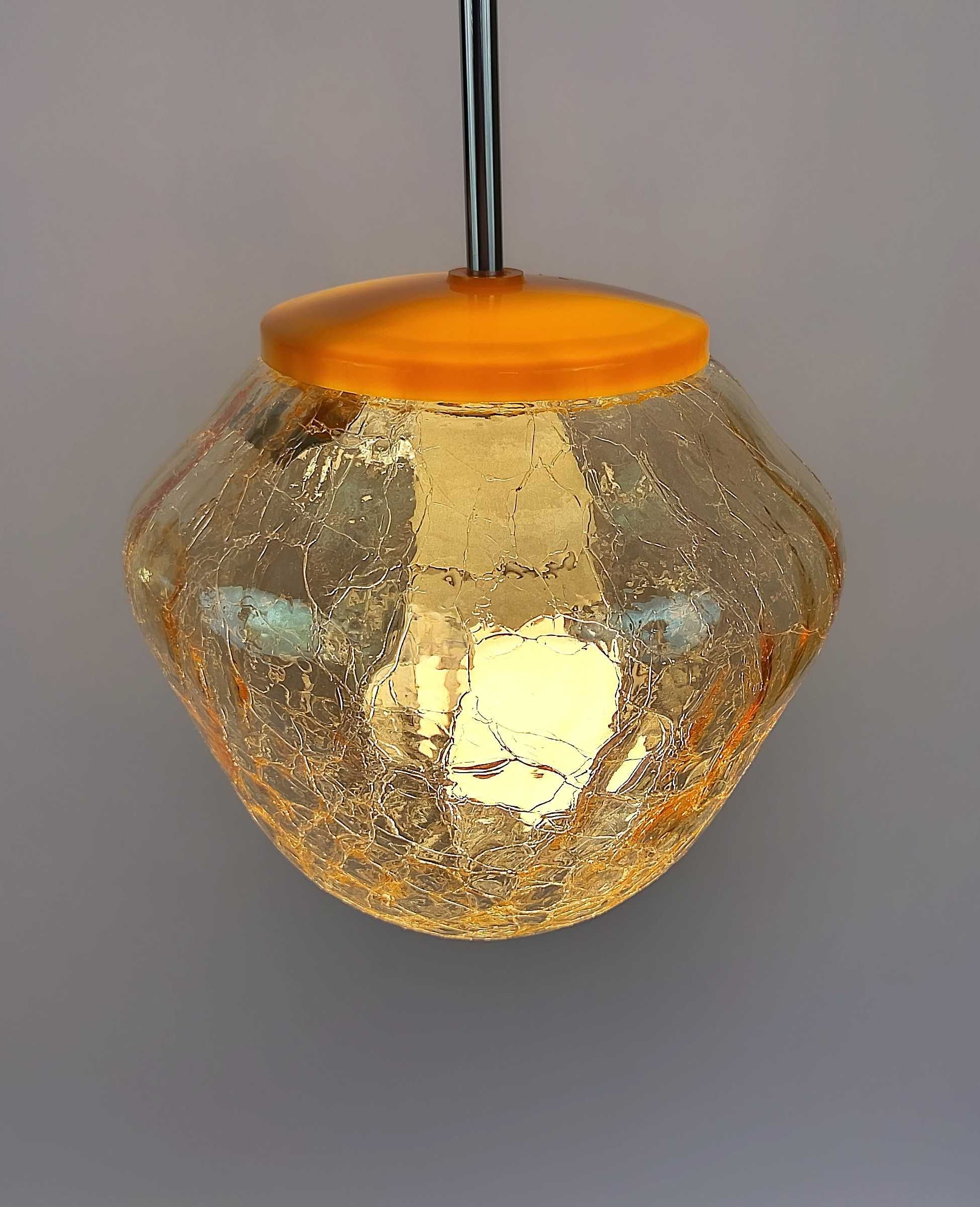 Lampa wisząca ZAOS 2 szt retro vintage PRL art deco space age