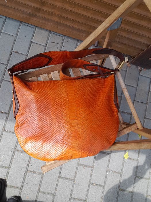 Сумочка Max Mara зі зміїної шкіри