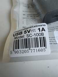 Ładowarka nowa USB 5V 1A everActive