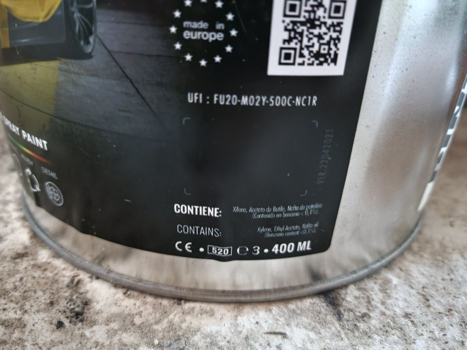 Tinta branca automovel dip