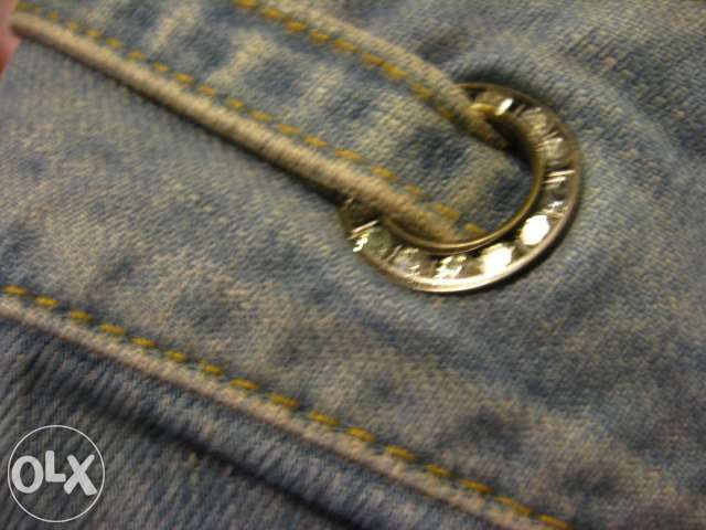 Новые джинсы шорты с подворотом, рост 170-176, 100% cotton