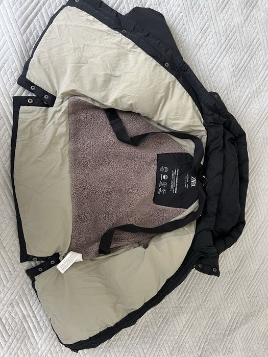 Теплий пуховик zara