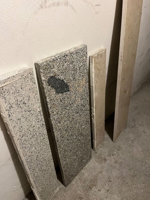 Parapety kamienne z demontażu różne wymiary