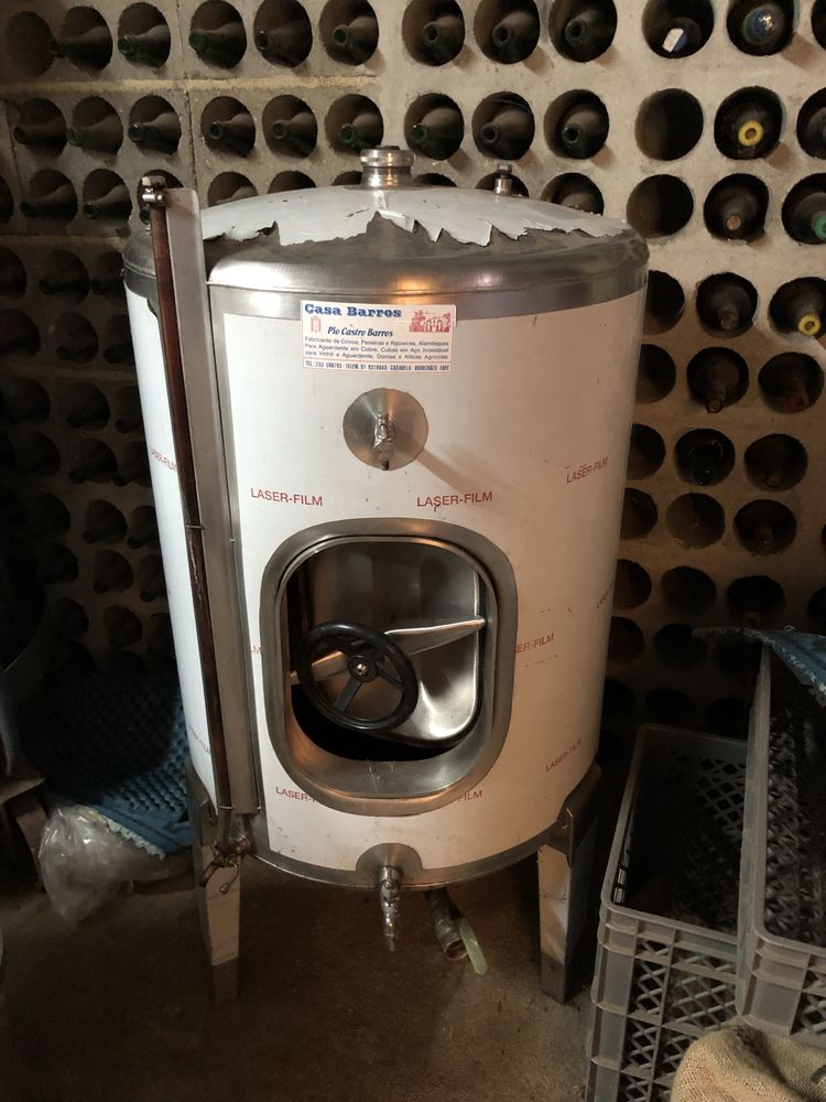 Cuba vinho inox 250l