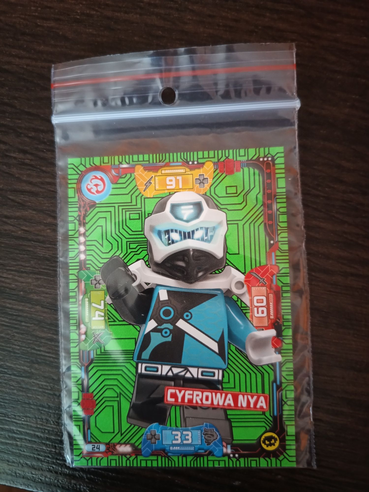 Karta Lego Ninjago seria 5 nr 24 Cyfrowa Nya