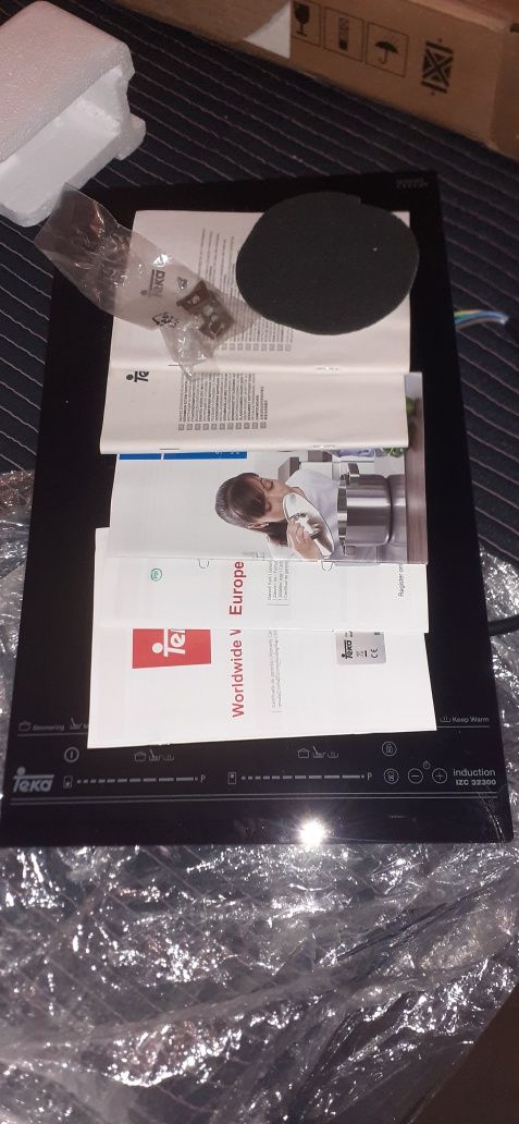 Placa eléctrica de 2 bicos nova