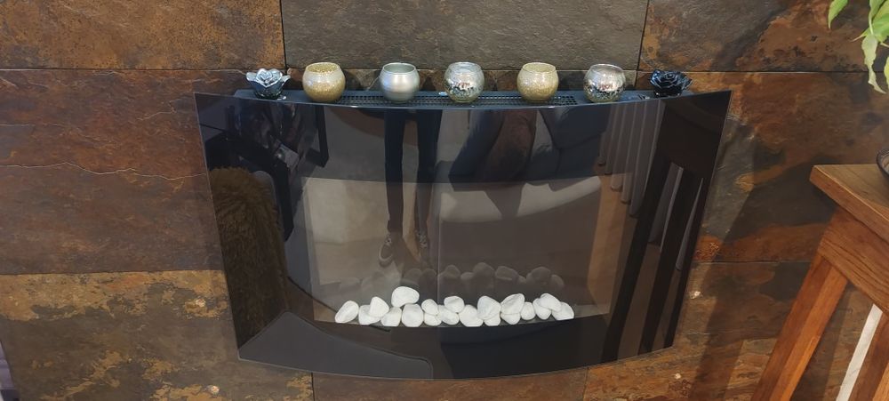 Lareira eléctrica usada