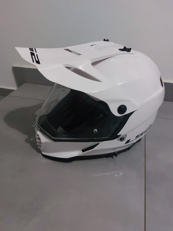 KASK cross  LS2 biały