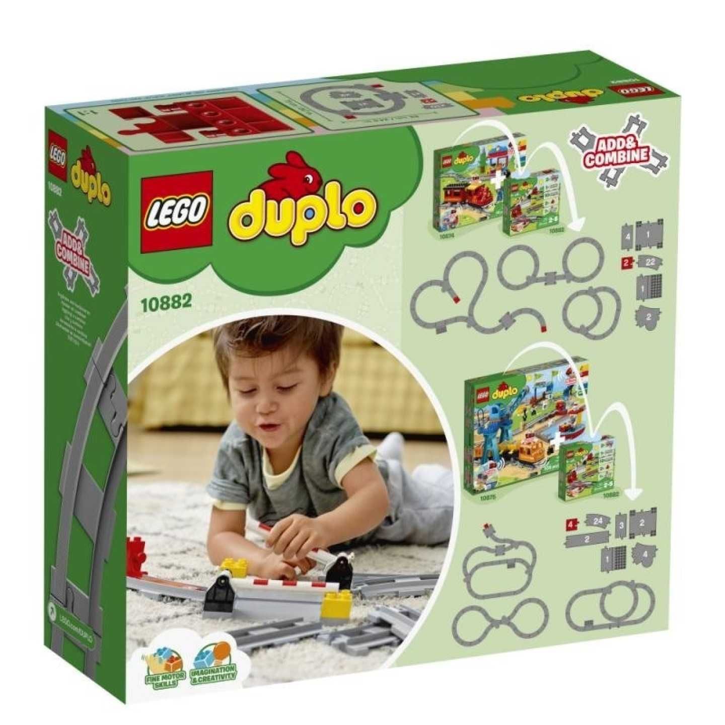 Lego Duplo 10882 Железнодорожные пути. В наличии