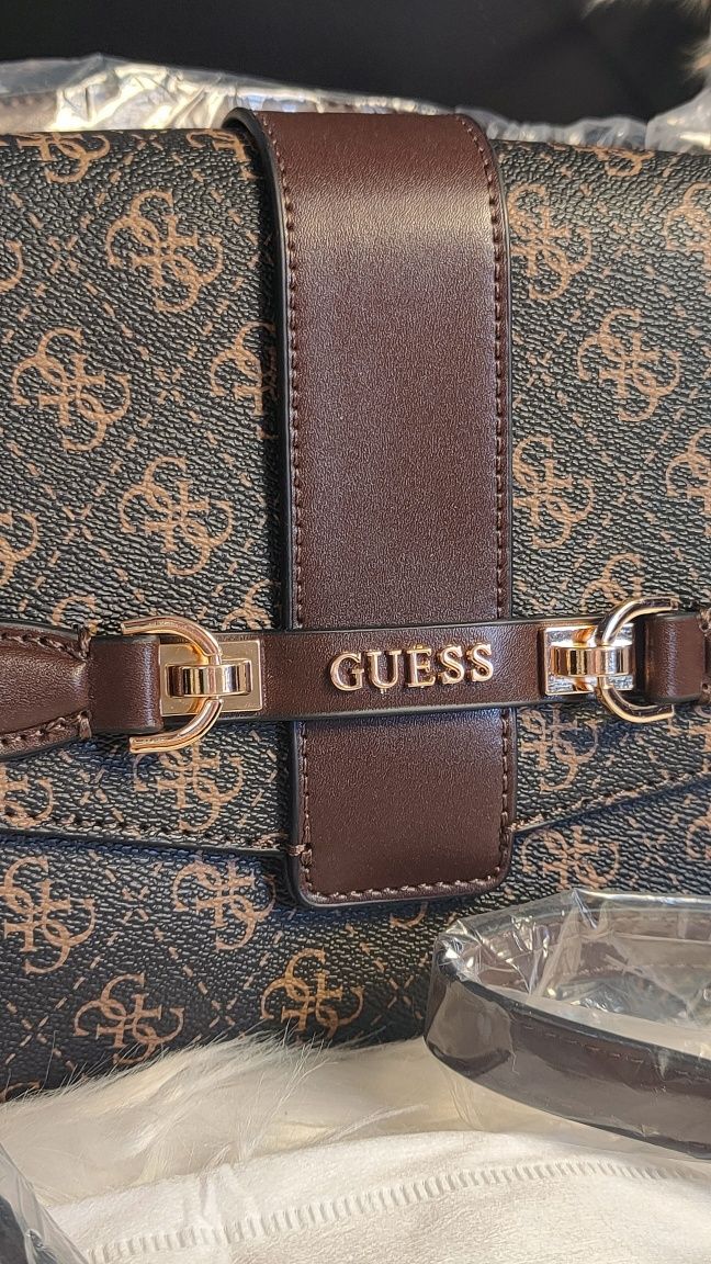 Жіноча сумка Guess Nolana. Сумка через плече Гес,гуес