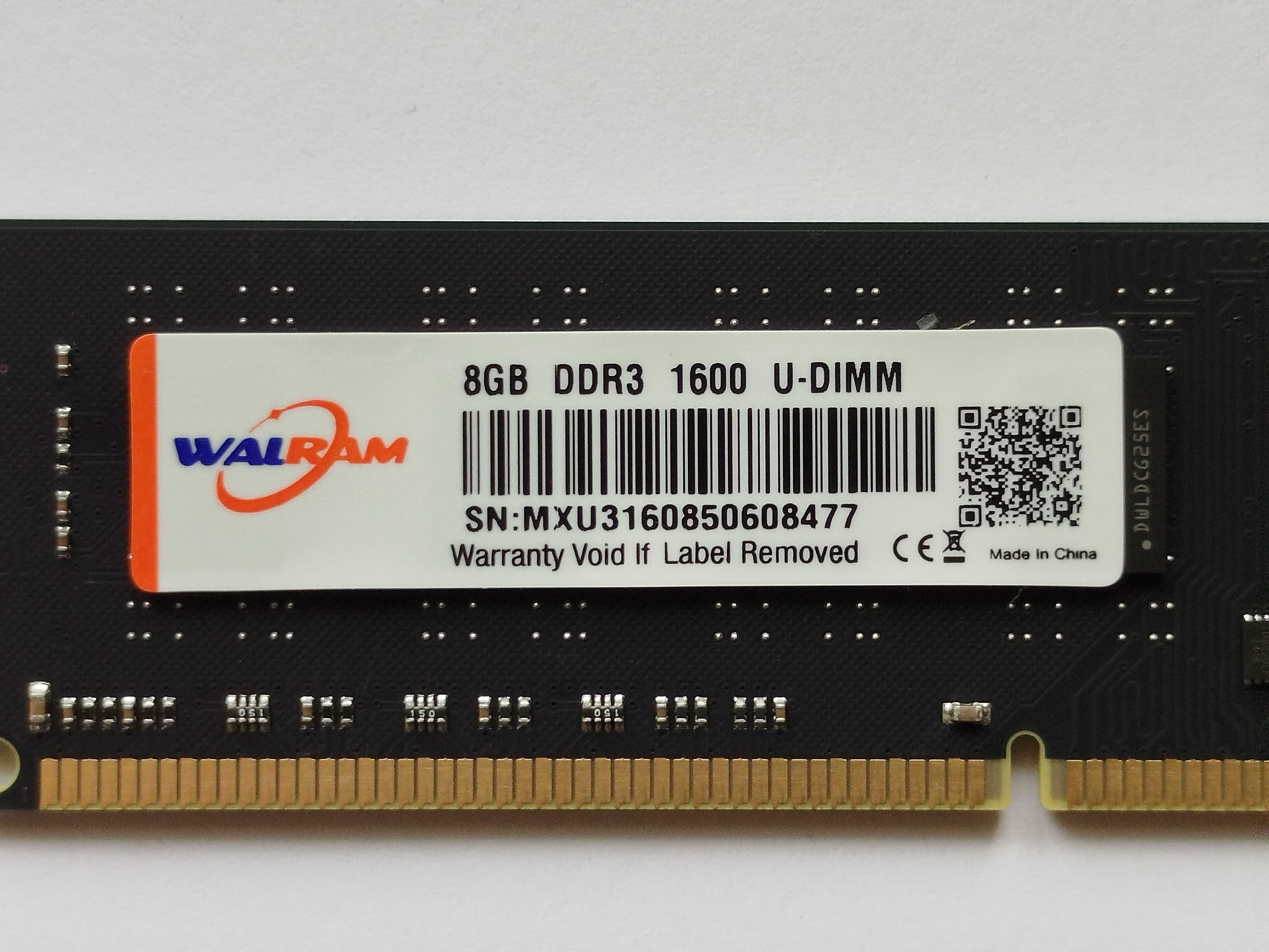 Pamięć DDR3 16GB (2x8GB) 1600MHz NOWA