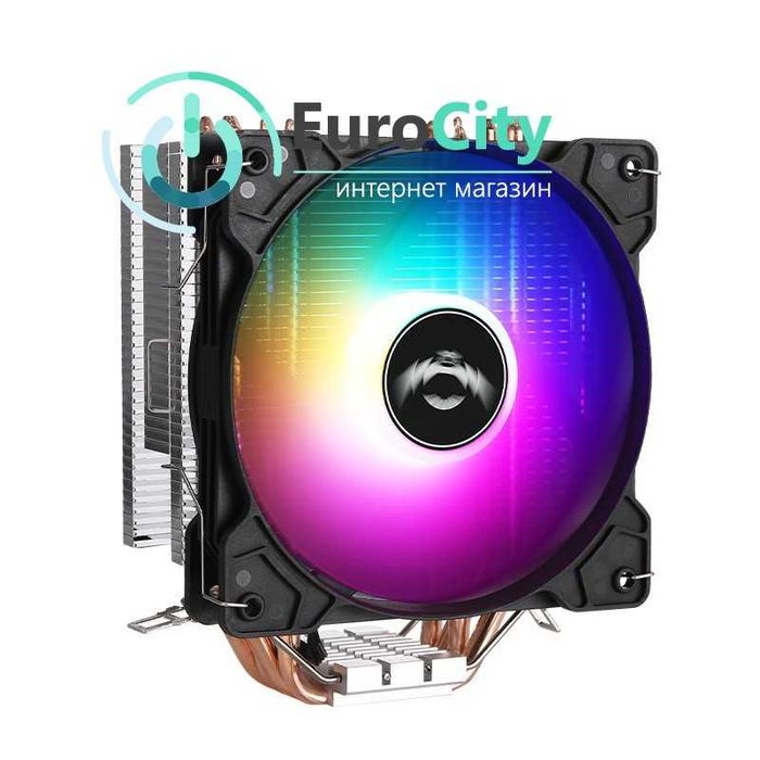 Охолодження процесора QiuzAim QZ1240S-RGB-PWM 4-pin (TDP–140 Вт)