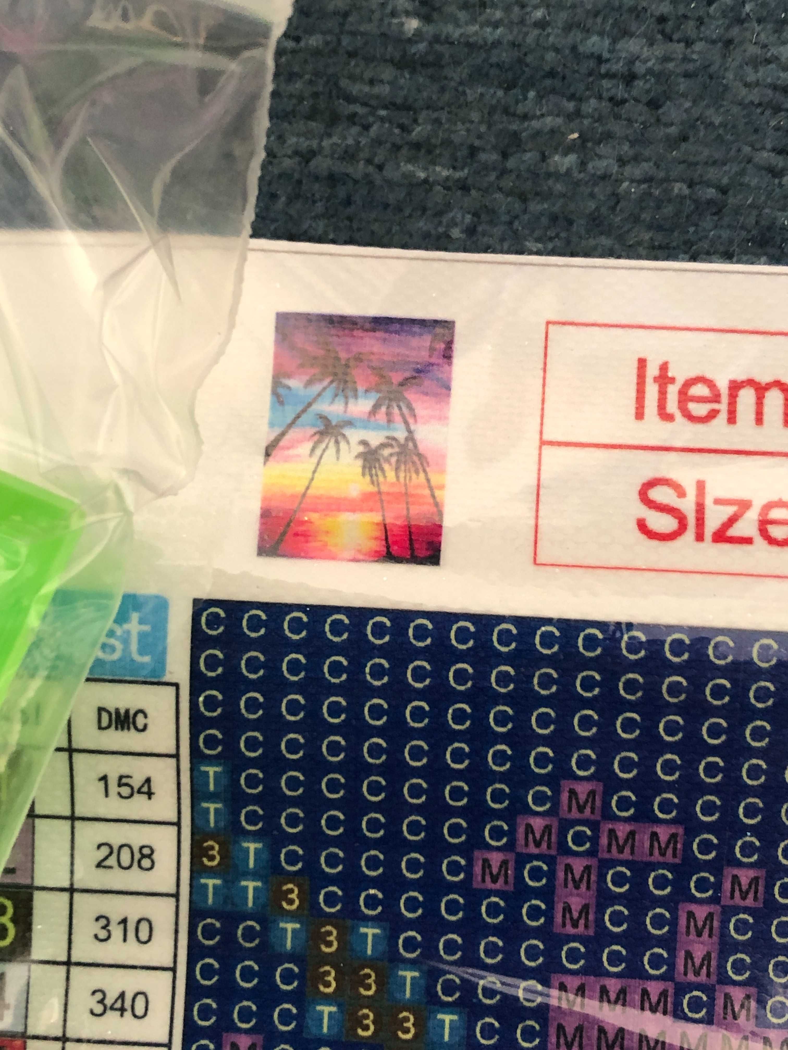 Kit de diamond painting novo
