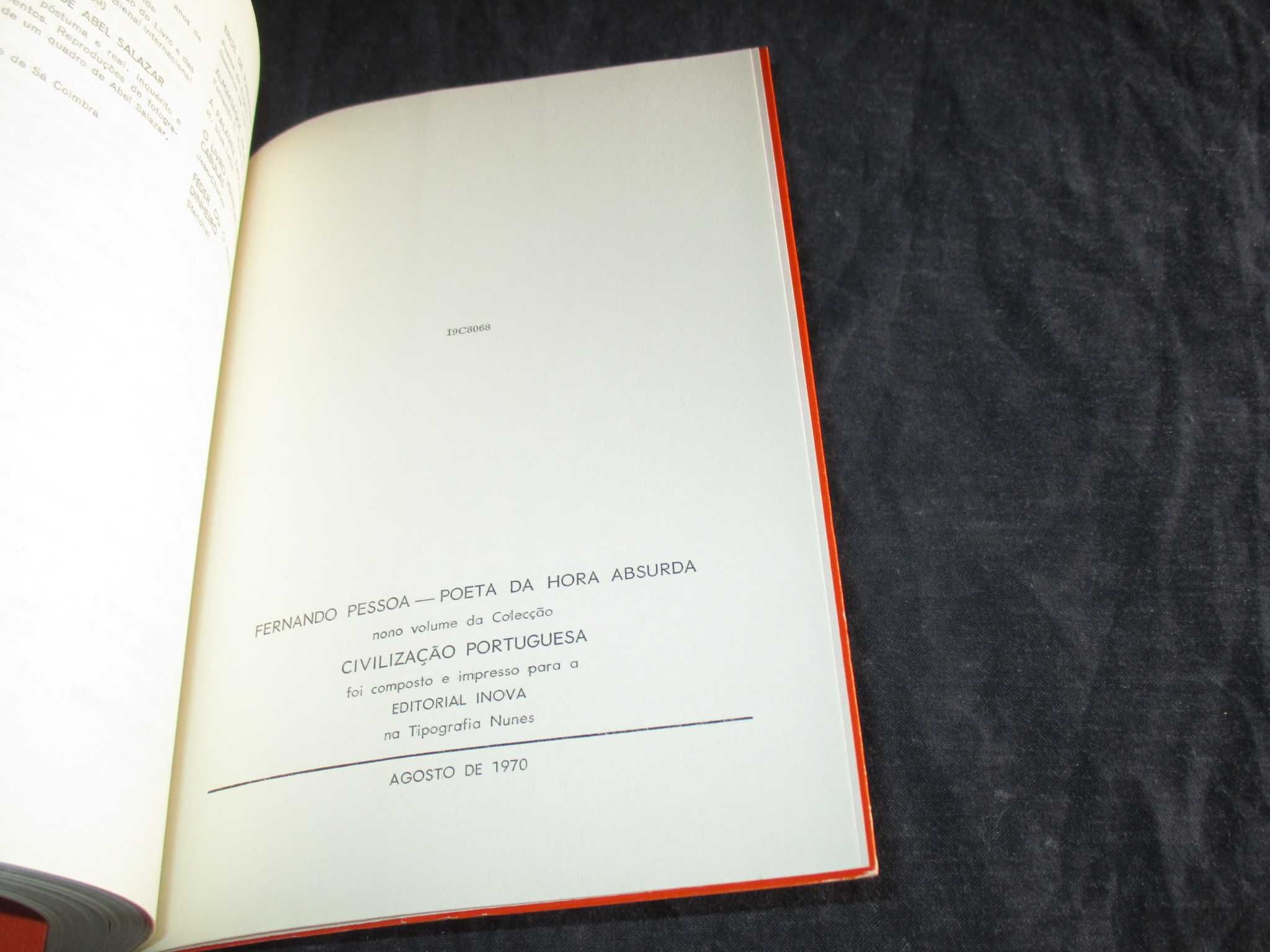 Livro Fernando Pessoa Poeta da Hora Absurda