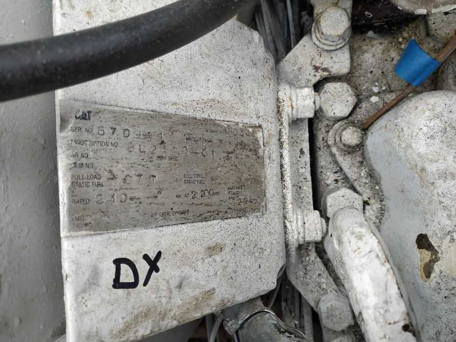 Silnik stacjonarny CAT D333 210KM diesel z przekładnią MG509