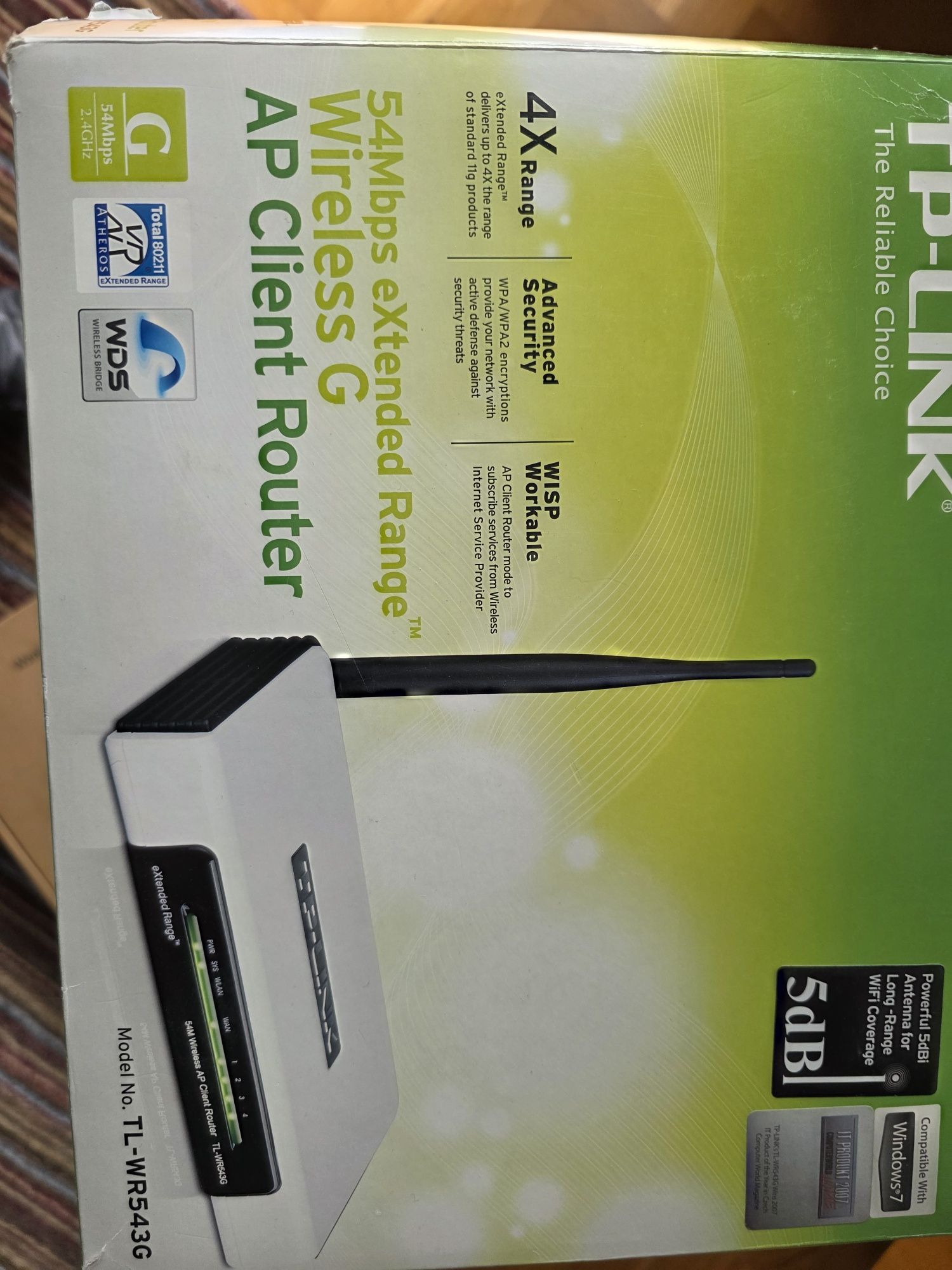 Sprzedam dwa routery Tp-link TL-WR543G oraz Linksys  WRT54GL