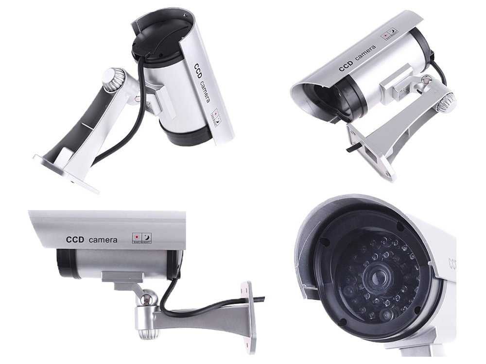 Atrapa KAMERY Monitoring IR LED KAMERA Zewnętrzna Wewnętrzna NOC DZIEŃ