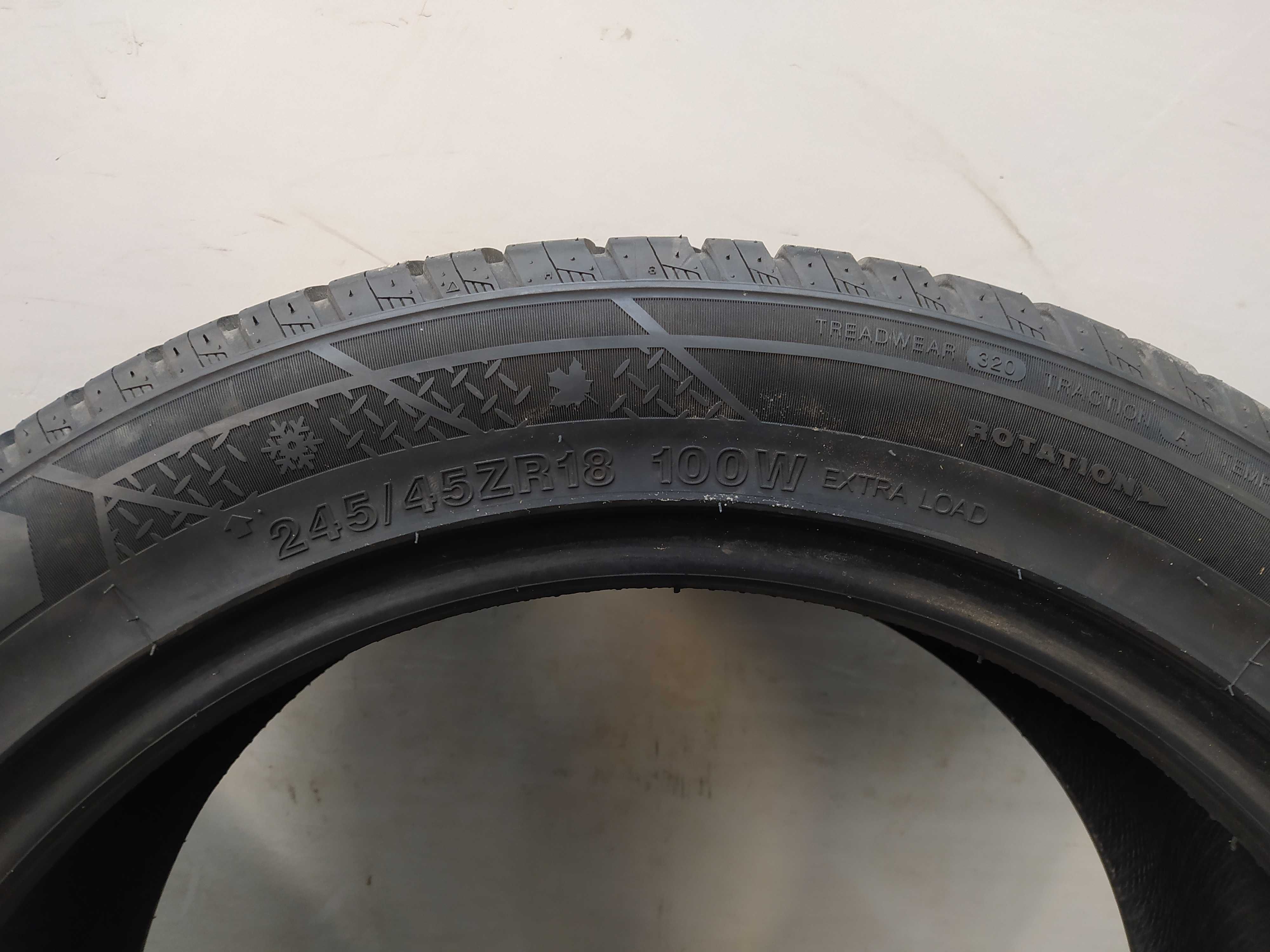 2x245/45R18 Aplus AS909, 2023 rok, 100W XL, bieżnik 7,3mm