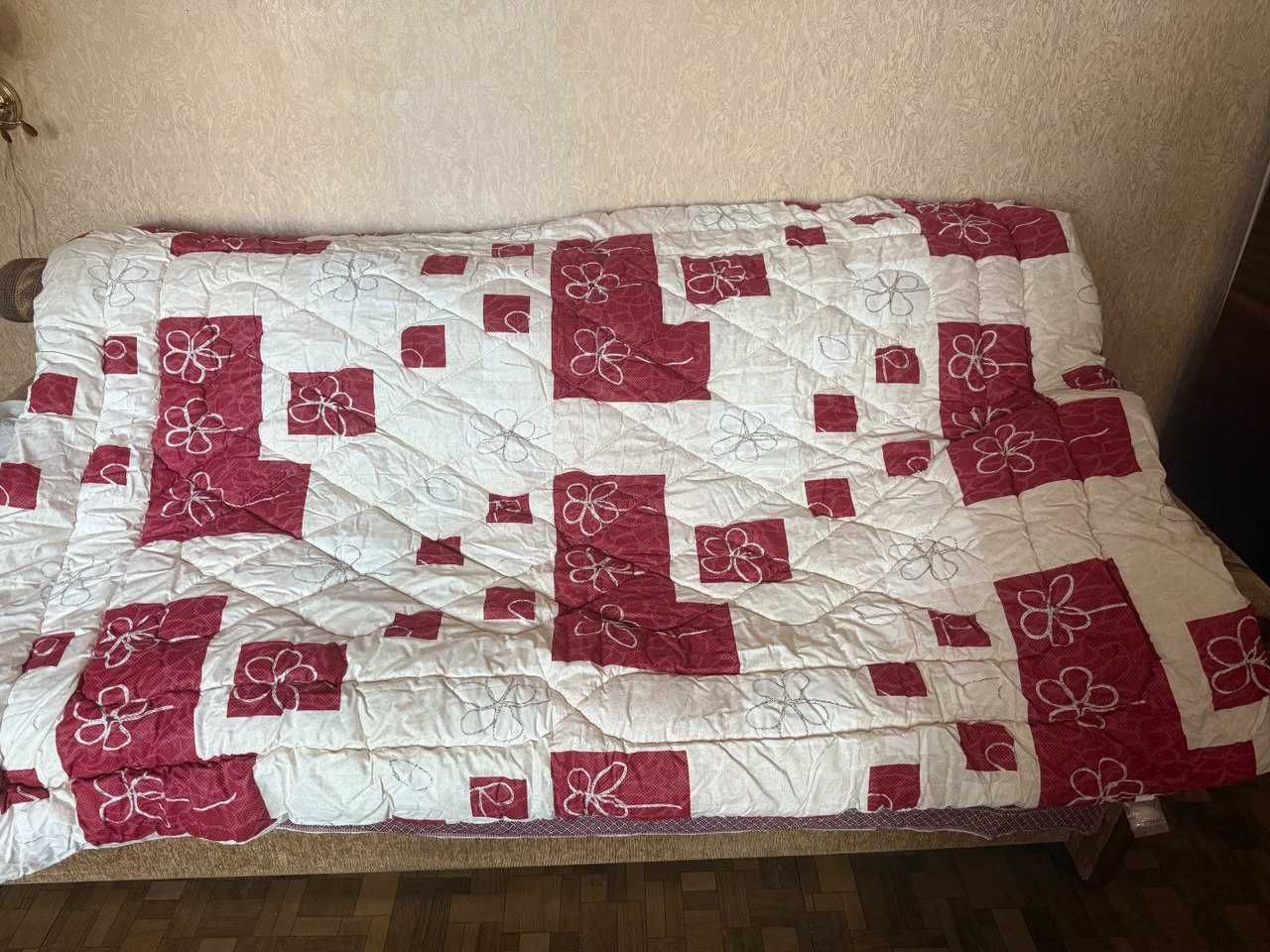 Продам пуховое одеяло/шерстяной плед