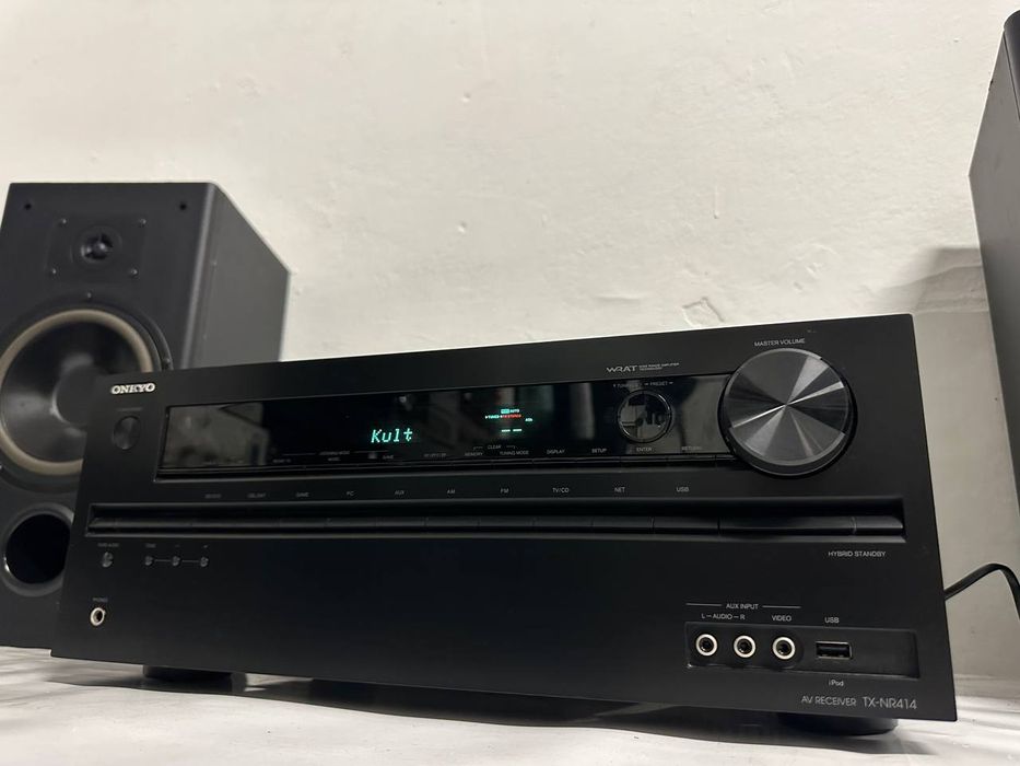 5.1 AV Amplifier Onkyo TX-NR414, HDMI, USB, 3D, LAN