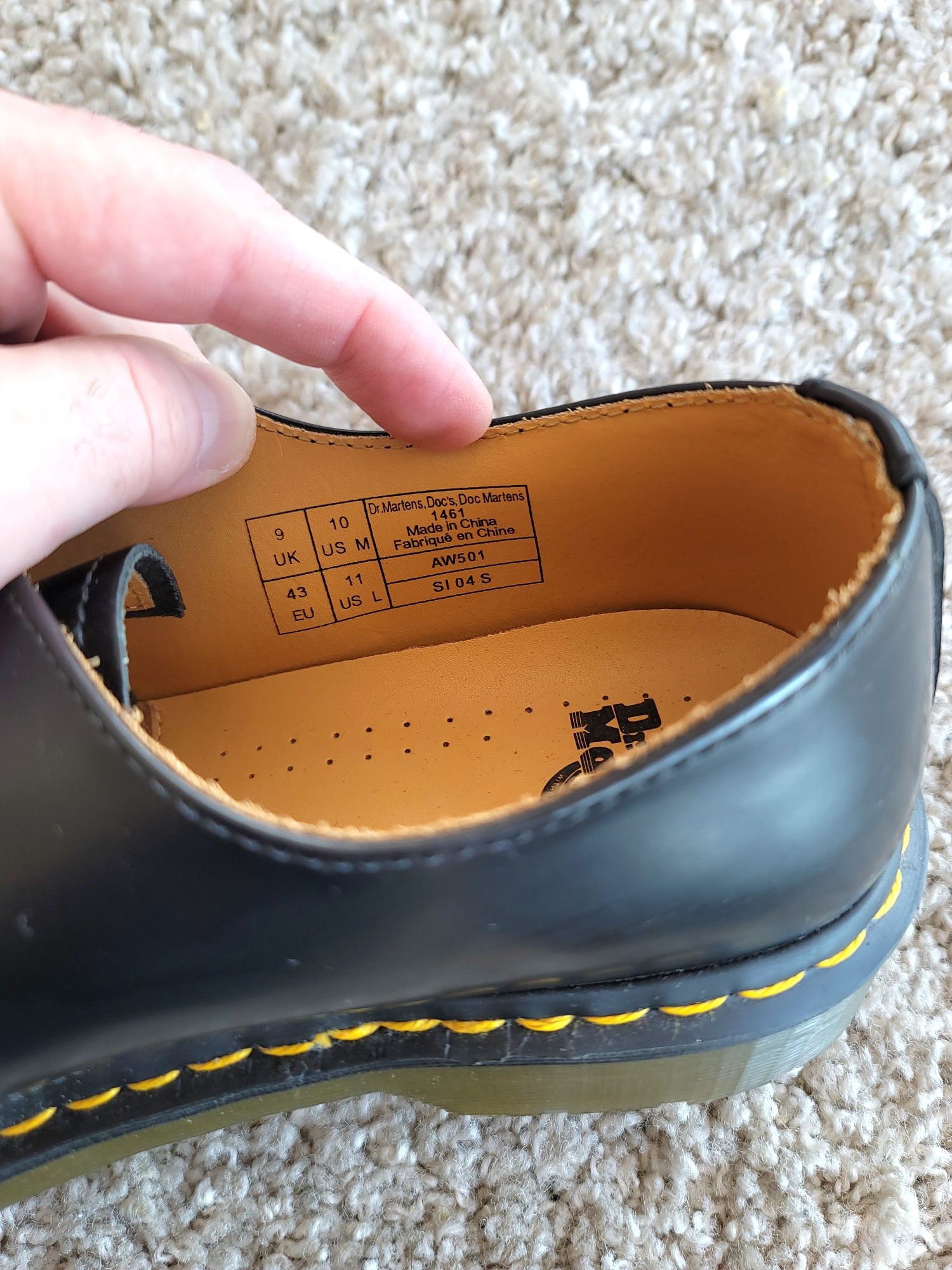 Dr. MARTINS 1461 р 43-44 Оригінал! Черевики ботінки туфлі