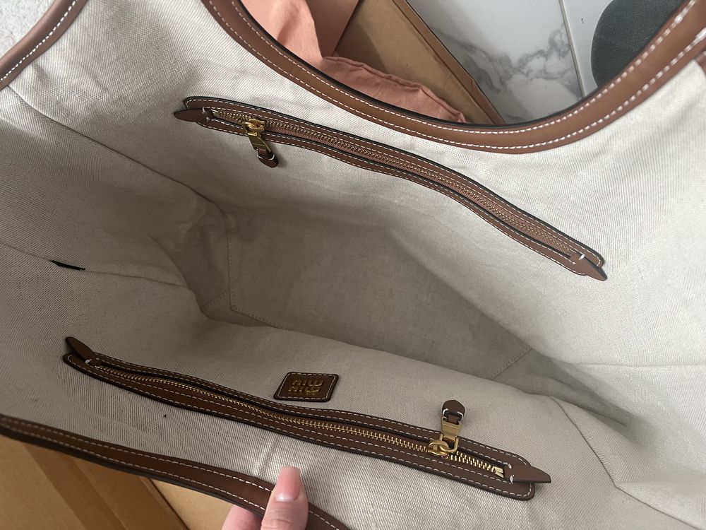Шопер літня сумка MiuMiu 38*55 см