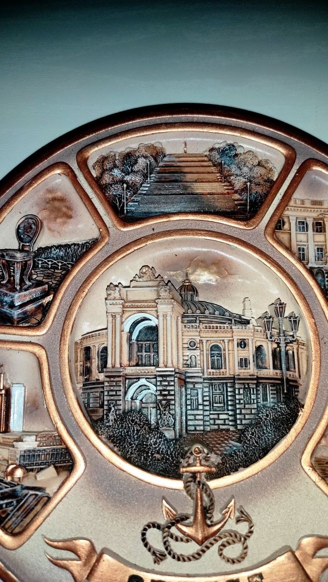 Тарелка Одесса сувенирная на стену подвесная