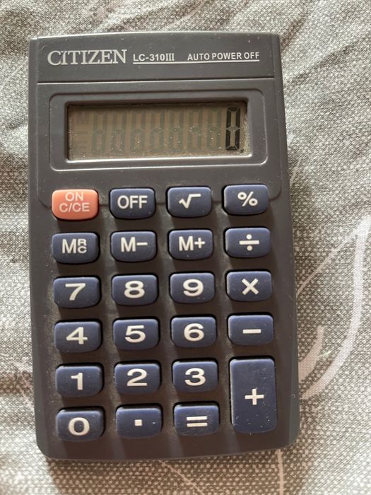 Калькулятор Citizen LC-310III Auto power off