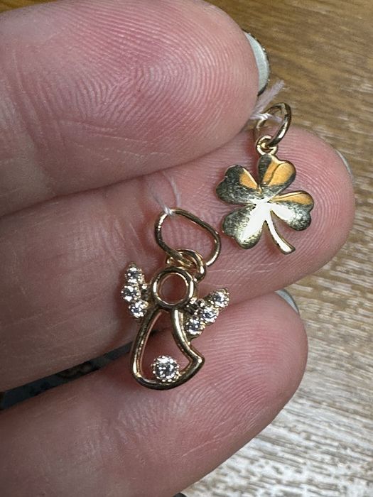 Підвіски 1г, 0.55г - червоне золото 585 проба