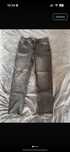 Szare spodnie jeans straight denim Reserved 38