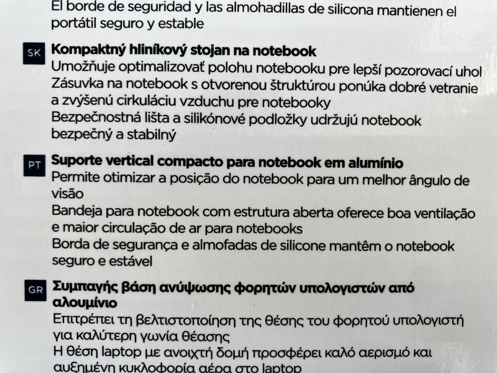Suporte para portátil Gembird