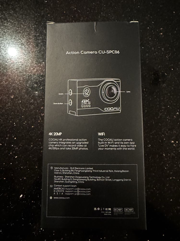 Cooau cu spc06 kamera sportowa (gopro)