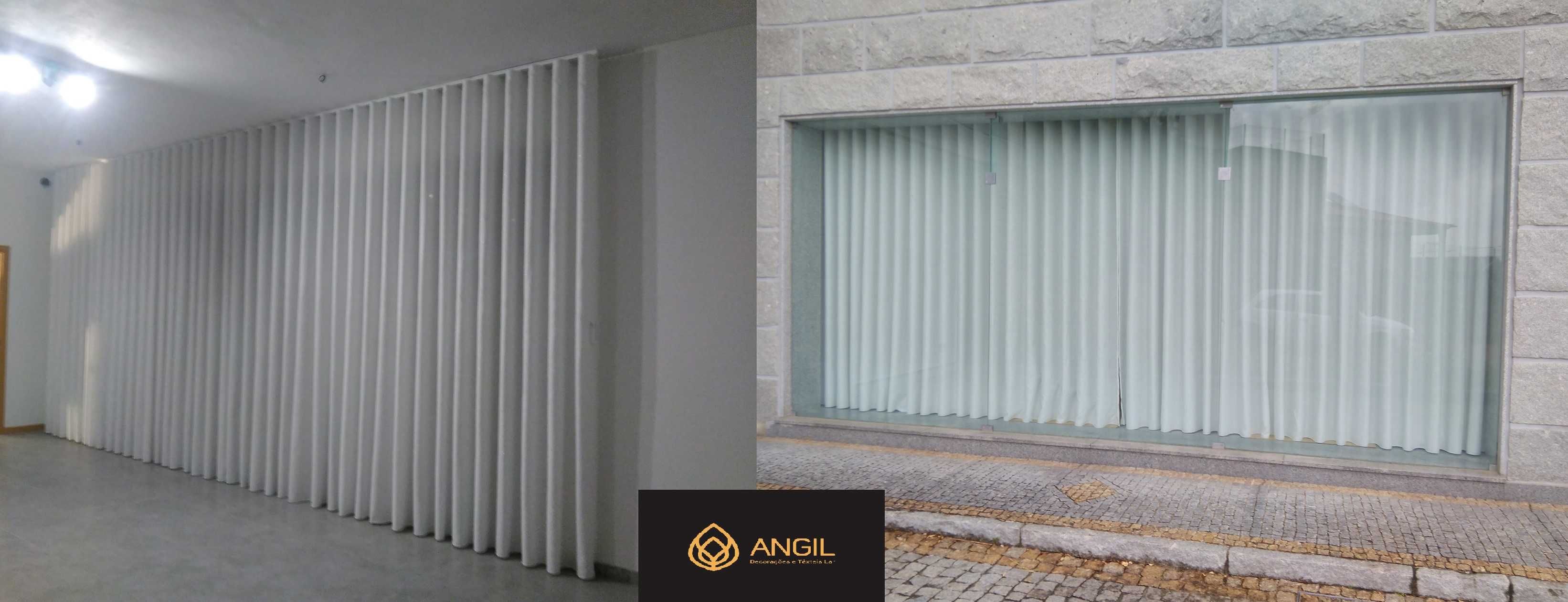 cortinas de calhas