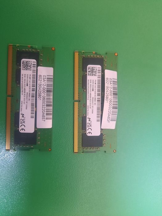 Оперативка для ноута Micron 16GB (2х8) DDR5 (MTC4C10163S1SC48BA1)