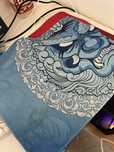 Mousepad tiger blue