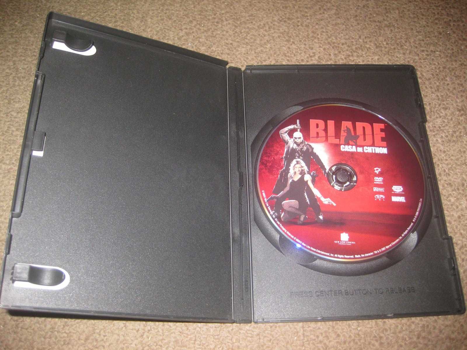 DVD "Blade: A Casa de Chthon" com Sticky Fingaz