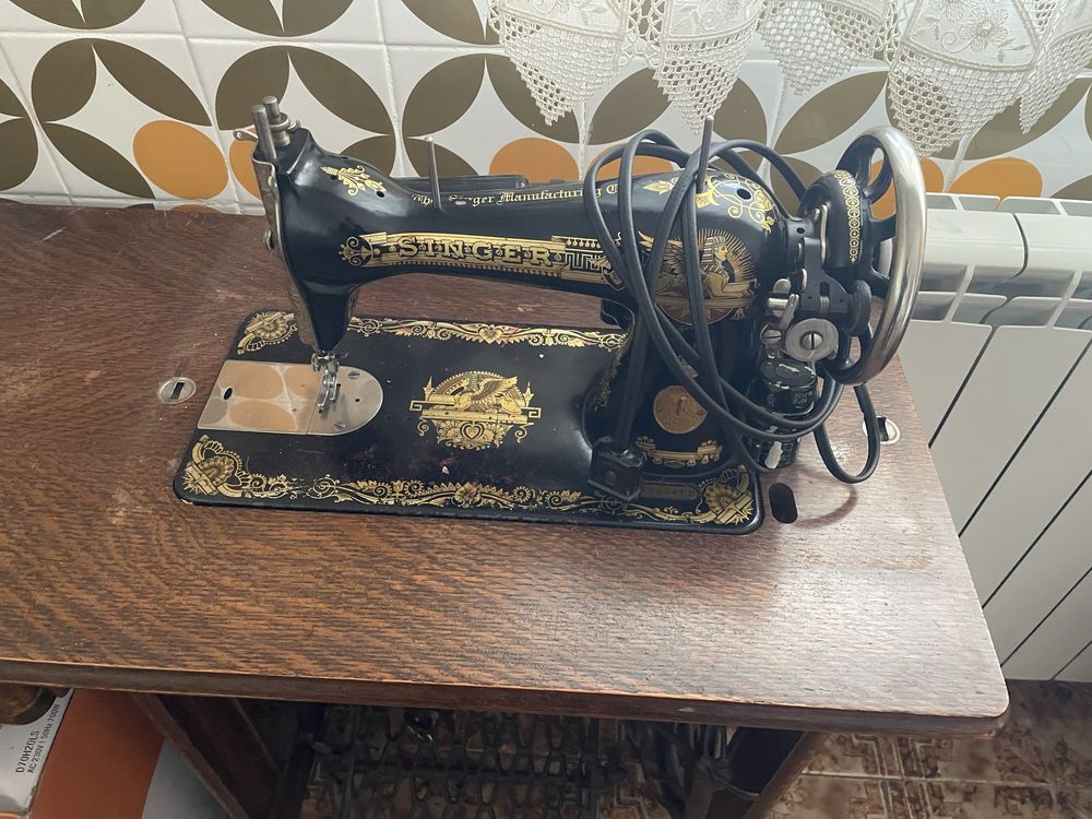 Maquina costura antiga Singer