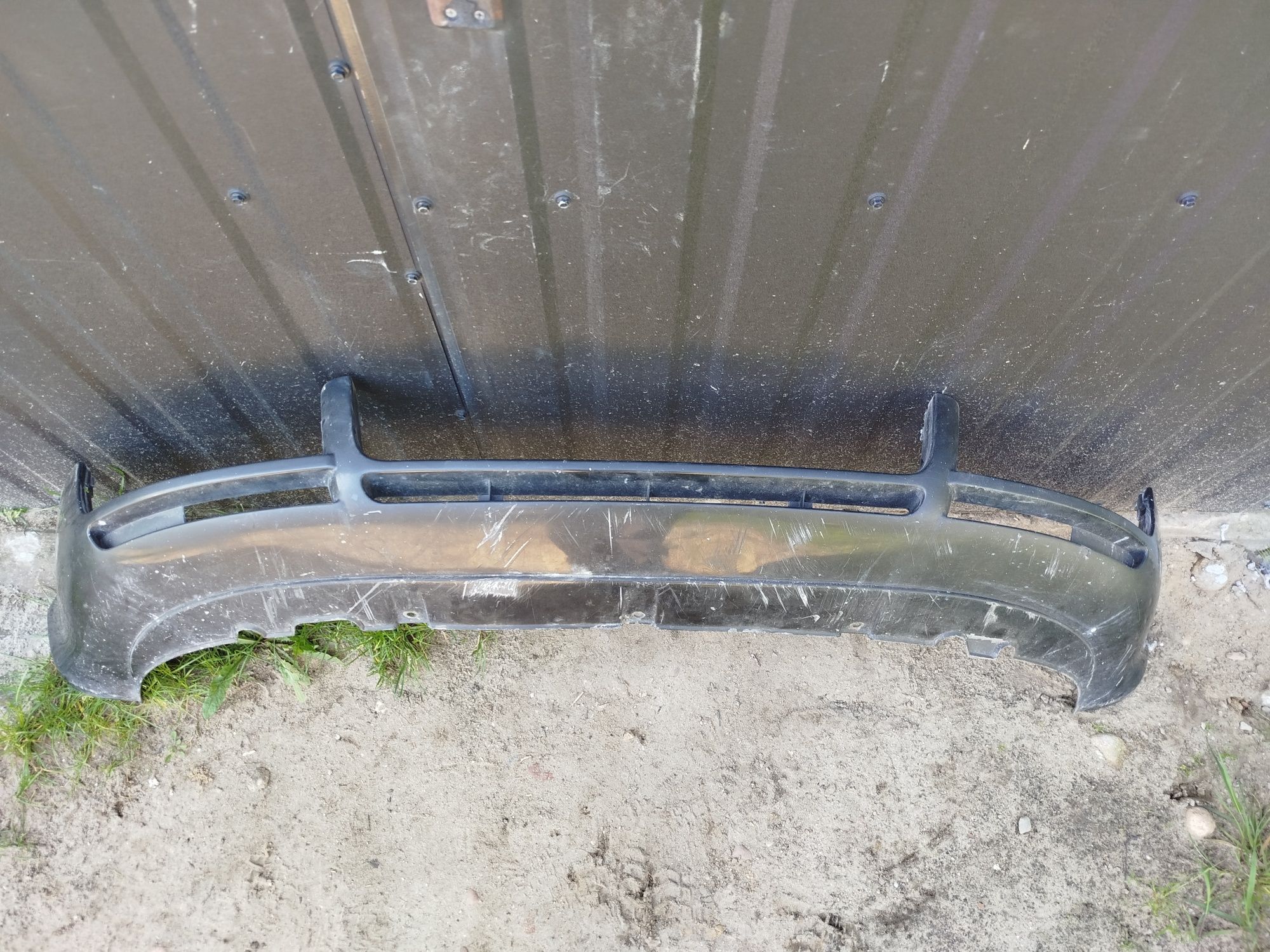 4 Dokładka zderzaka przedniego LZ9W Audi A4 B6 spoiler spojler hokej