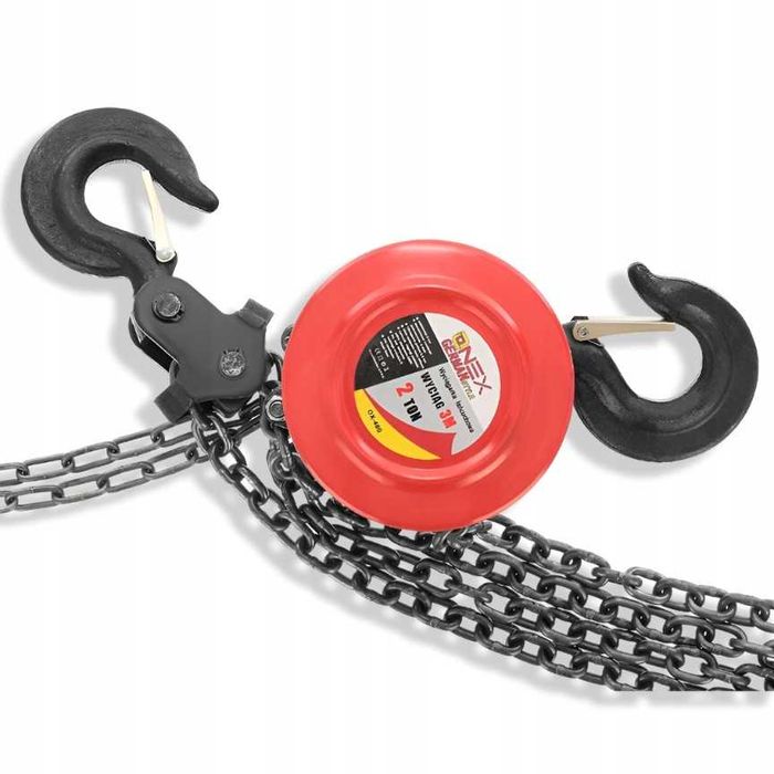 WYCIĄGARKA ŁAŃCUCHOWA 2T Wciągarka Ręczna  3M 2000KG Do Silnika Rukcug