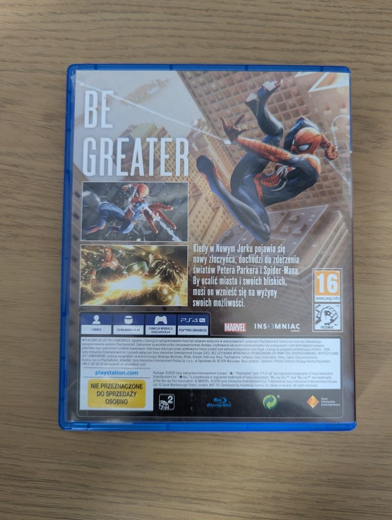 Gra Marvel Spider-Man PS4 / PS5