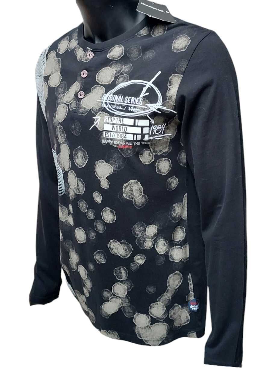 Bawełniana czarna bluza męska DESIGUAL, R. S