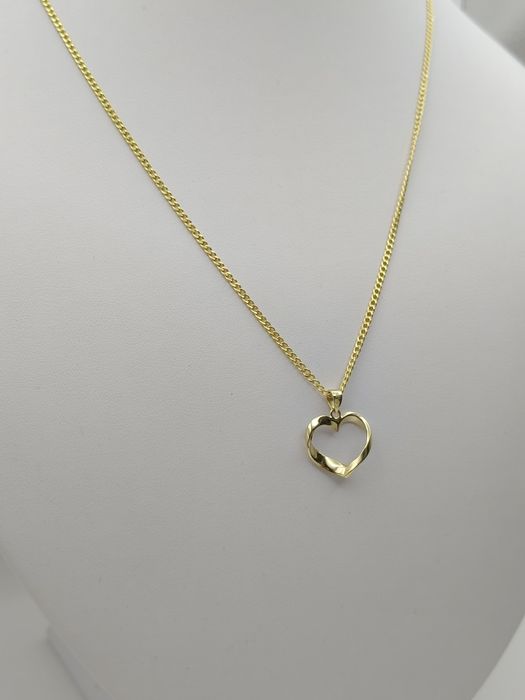 Złota Zawieszka Piękne Serce Pr.585 Nowa Zapraszamy