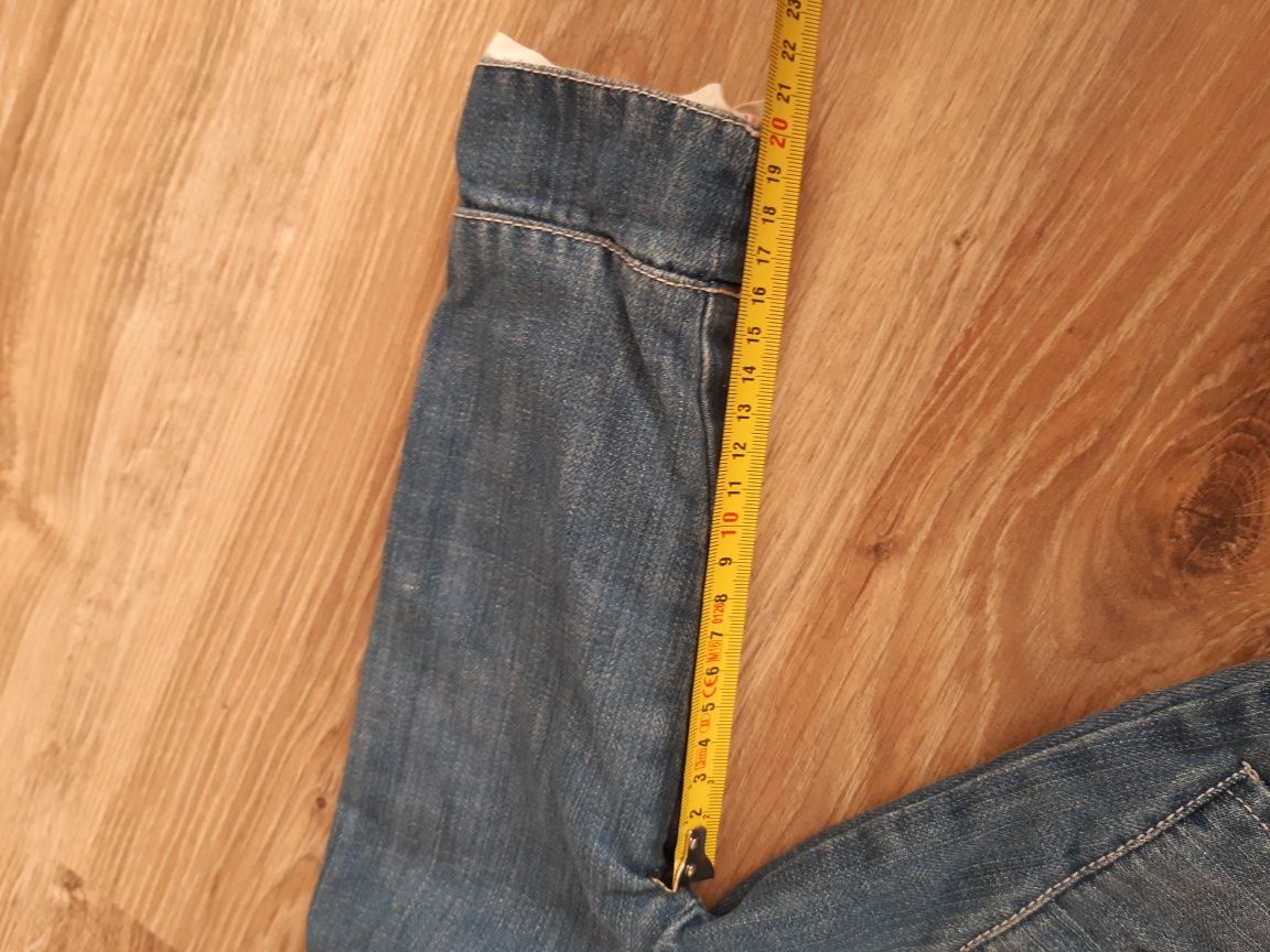 Płaszczyk kurtka katana jeansowy 80 86