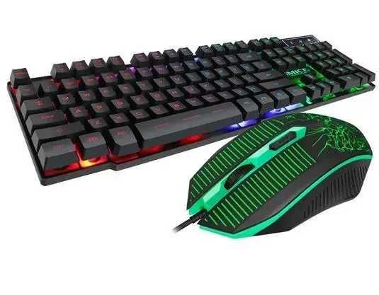 Набір клавіатура та мишка провідна з RGB підсвіткою iMICE KM-680