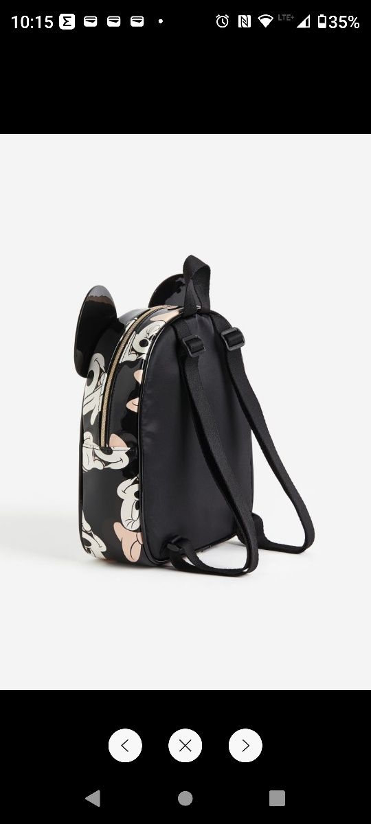 H&M plecak Minnie Mickey NOWY