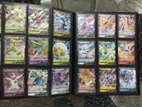 Binder com 250 cartas Pokémon japonesas (inclui 100 v e ex)