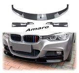 Lip/Spoiler Frontal em Look Carbono Glossy (BMW F30, F31)| NOVO