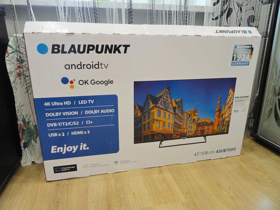 4К смарт телевизор Blaupunkt 43 wi-fi