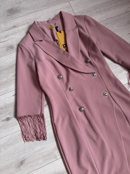 Сукня піджак з бахромою